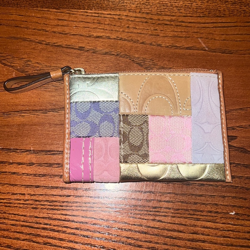 Patchwork Coach Wallet